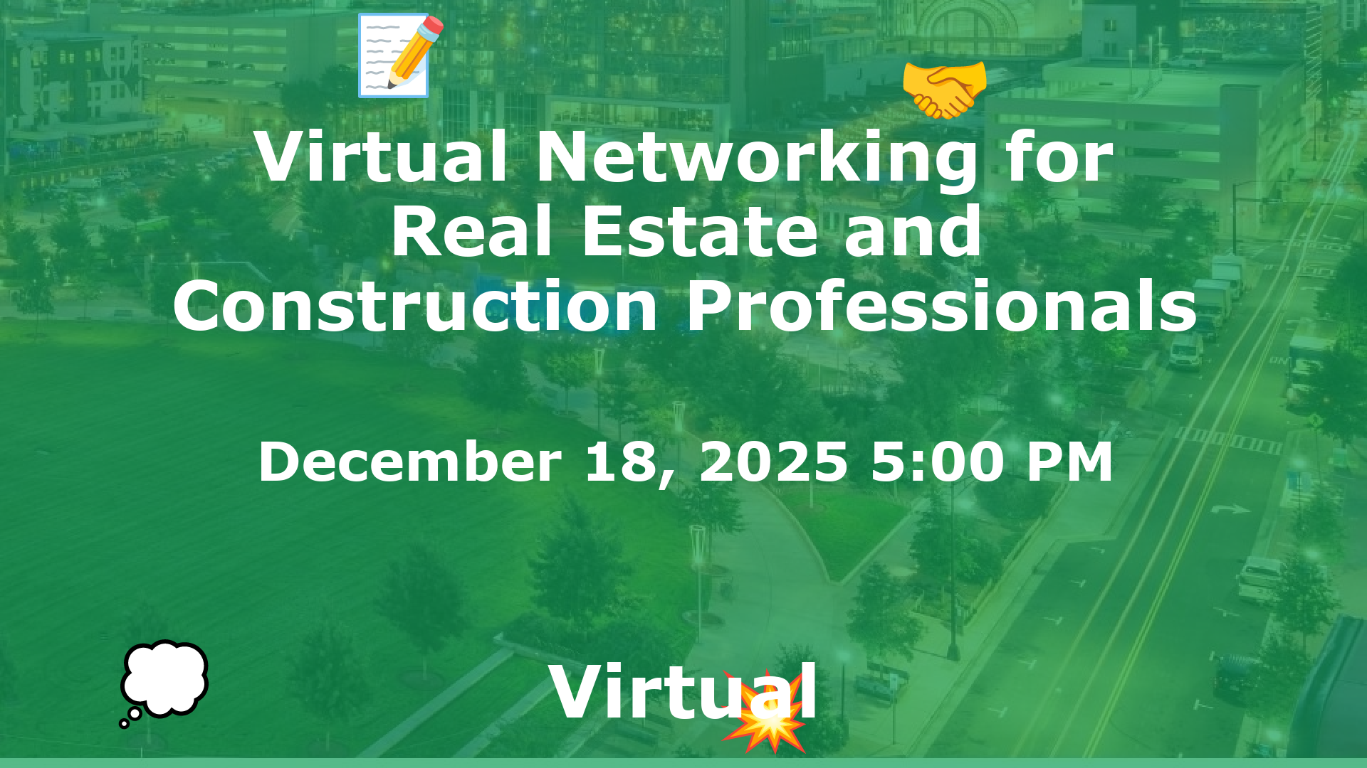 Virtual Networking for Real Estate and Construction Professionals event image